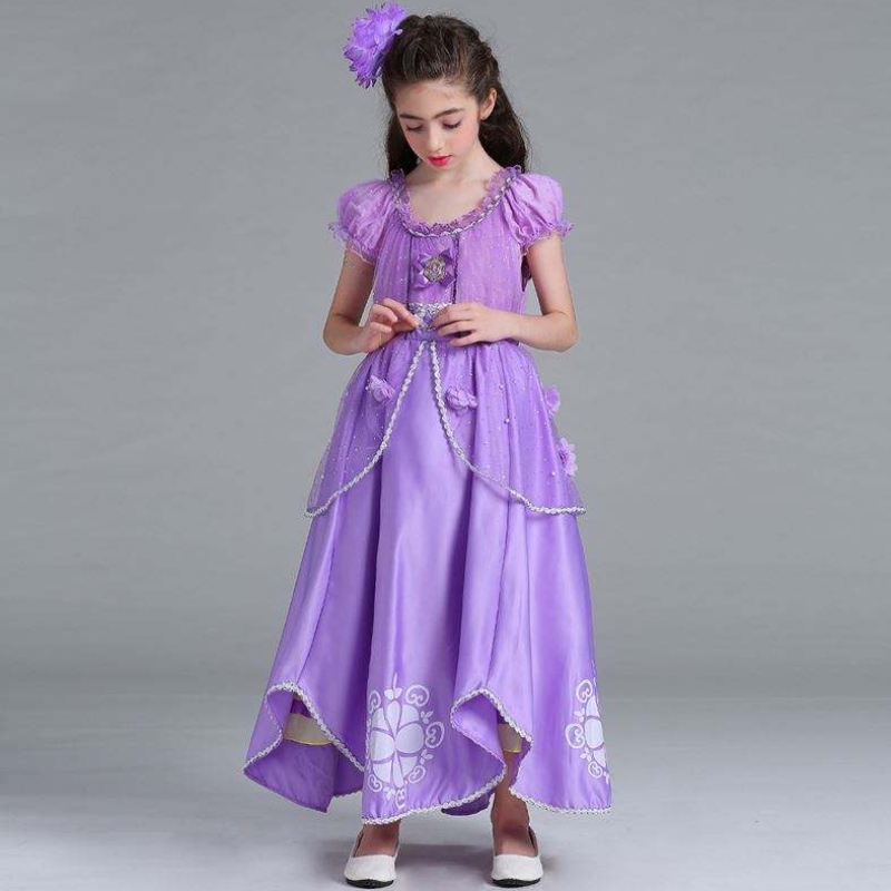 Baige Sophia Rapunzel Dress Lilac Girl Girl Princess Dress