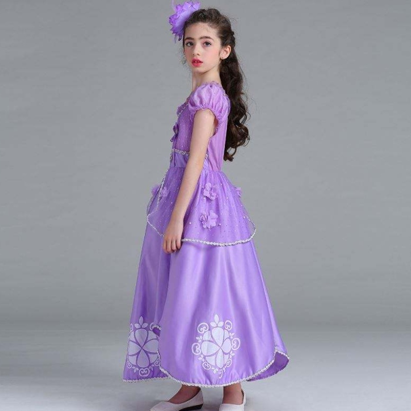 Baige Sophia Rapunzel Dress Lilac Girl Girl Princess Dress