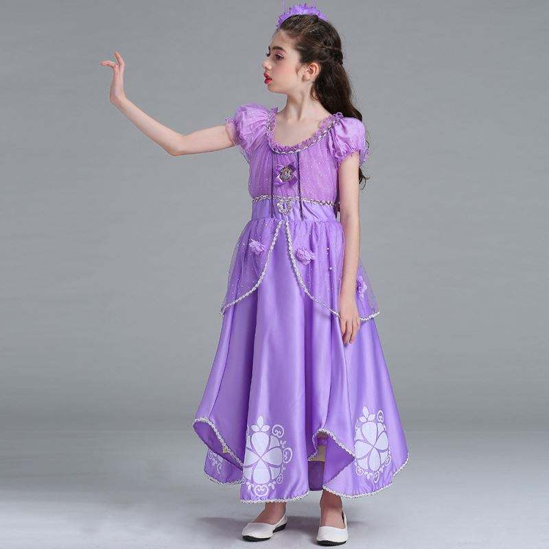 Baige Sophia Rapunzel Dress Lilac Girl Girl Princess Dress