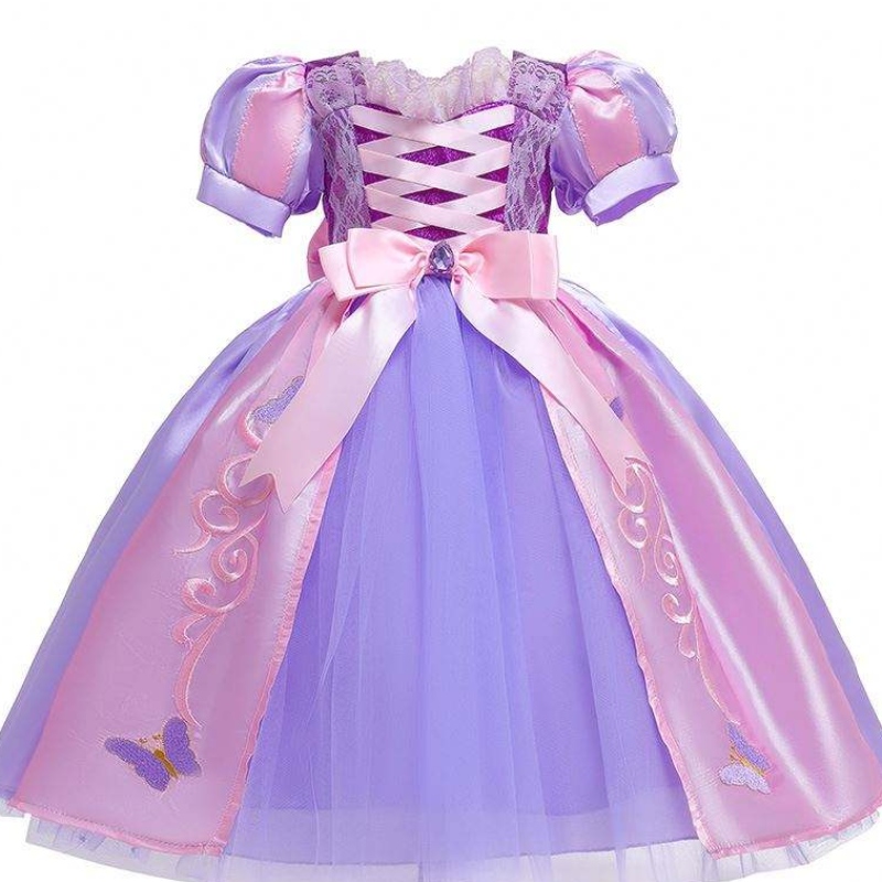 Baige Halloween Costume Kids Birthday حفلة الأطفال يتوهم فستان Sofia للفتيات Rapunzel Princess Dress