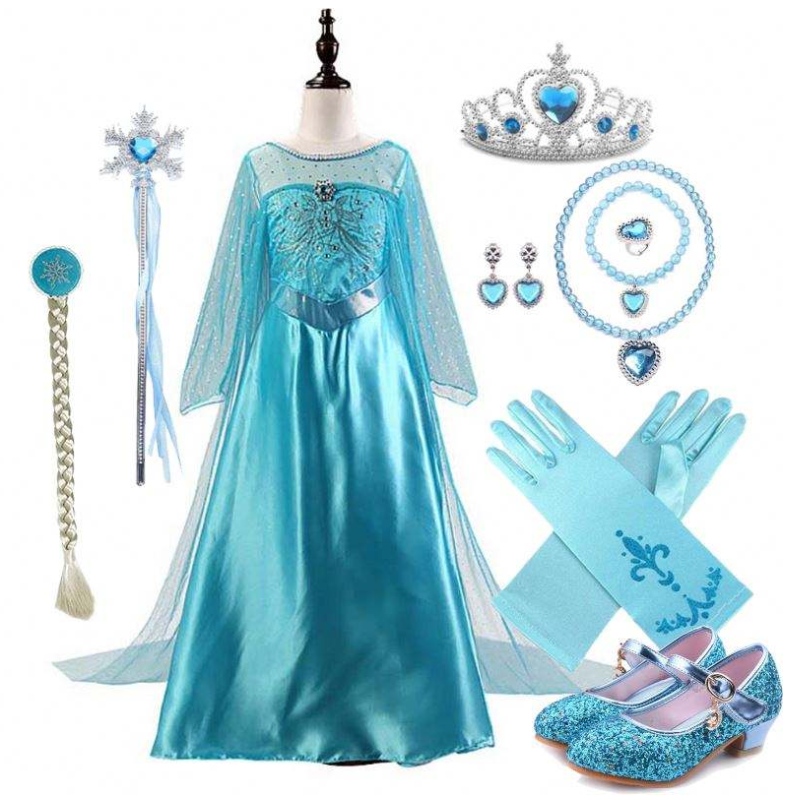 حفلة Cosplay Party Up 2-11y Little Girl Kids Princess Comple مع الملحقات DGHC-001