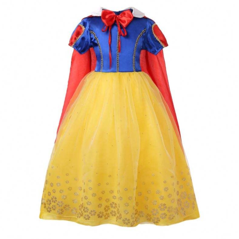 زي الأميرة زي أبيض الثلج Cosplay Party Dress Girls Halloween Prom Kids Wear