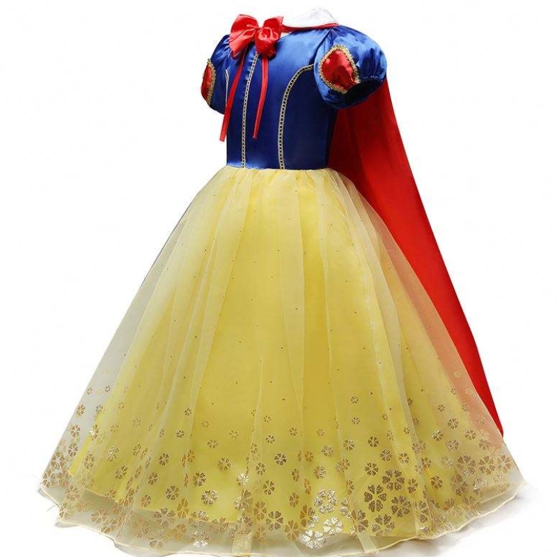 زي الأميرة زي أبيض الثلج Cosplay Party Dress Girls Halloween Prom Kids Wear