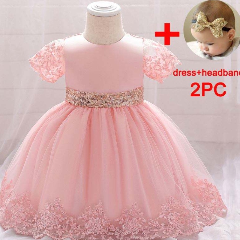 Baige Wholesale Children Girl Dress Conte Girl Line Gold Line Children Party L1926XZ