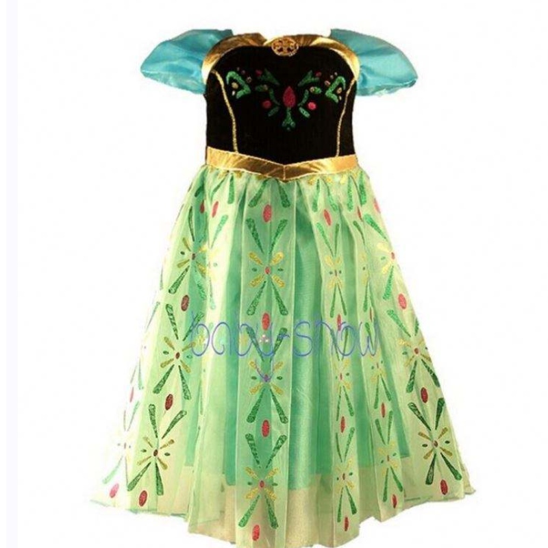 Baige Hot Sale Dress Fancy Baby Baby Frocks Elsa Girls Girls Cosplay Costume Party Fress for Kids 3-8 Years