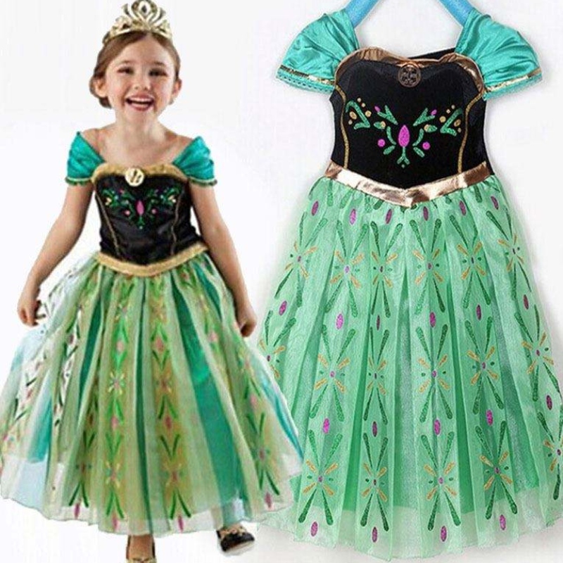 Baige Hot Sale Dress Fancy Baby Baby Frocks Elsa Girls Girls Cosplay Costume Party Fress for Kids 3-8 Years