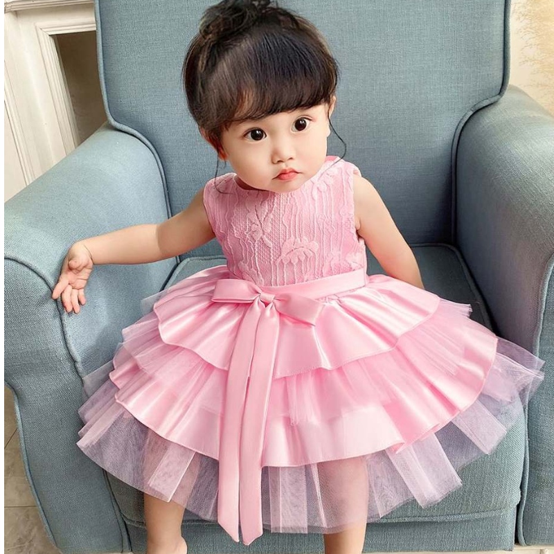 Baige Children Dresses Cake Frock Design for 0-2 y birth bress