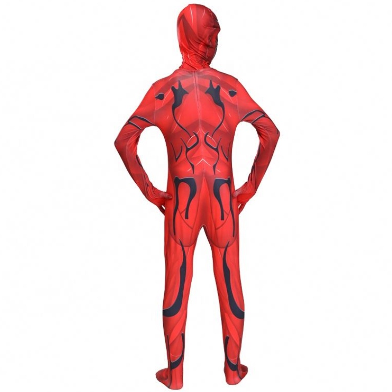 فيلم Marvel Red Marvel Bodysuit Adults Boys Superio Superioe الضيق هالوين العقرب السم Spiderman Cosplay Costume