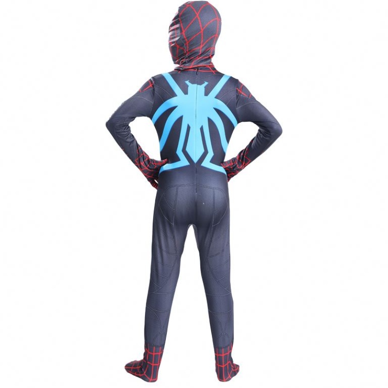 لعبة Muscle TV الجديدة من Muscle Movie Boys Boys Kid Amazing Black Red Superhero Pumpsuit Halloween Anime Cosplay Costume Spiderman