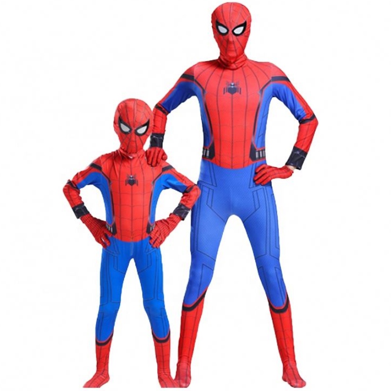 لعبة فيلم تلفزيوني Bodysuit Parent-Children Universe Black Spider Beamsuit البالغين أنيمي Cosplay Spiderman Assumeen