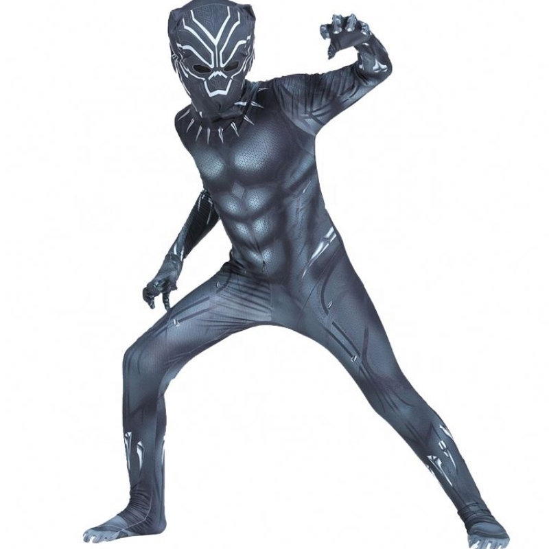 Hot Marvel Africa Halloween Wakanda Forever Zentai Suit for Kids&adults Fantastic Black Panther Four