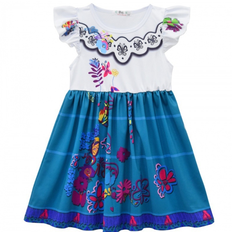 Mirabel Cosplay Costume Kids Kids Carnival Carnival Halloween Princess Dress Encanto Madrigal Dress