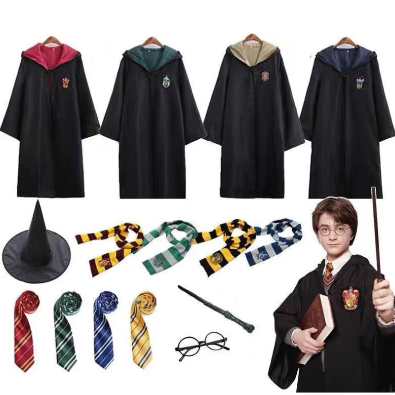 ماجيك روب كيب كايسبلاي ملحقات ملحقات الأطفال معالج Cosplay TV&movie Cosplay Harrypotterr Costume