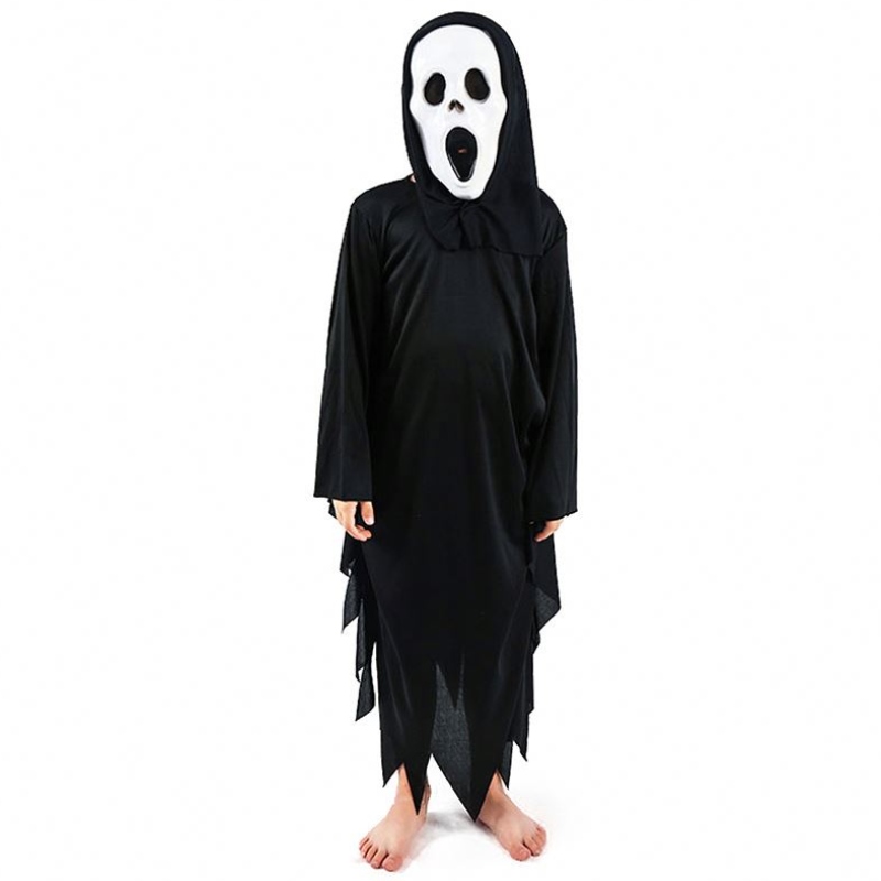 هالوين مخيف Cosplay Suit Boys Creepy Phantom Dress Up Ghost Costume Halween HCVM-003