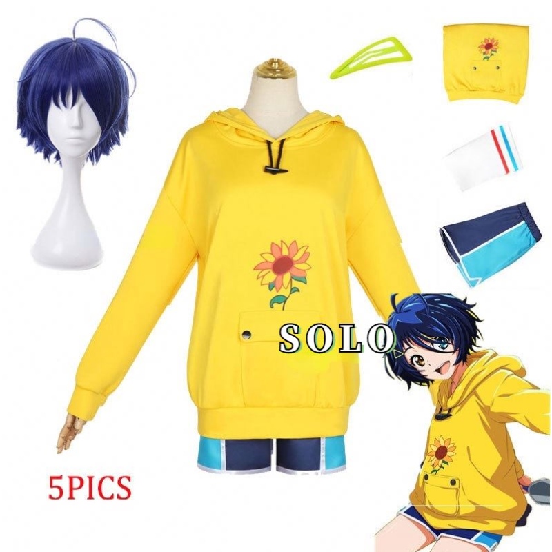 New Anime Wonder Priority Cosplay Ohto Ai Hoodies Girl Sweatshirt Sport Pullover Complover Come Cos Wig Halloween
