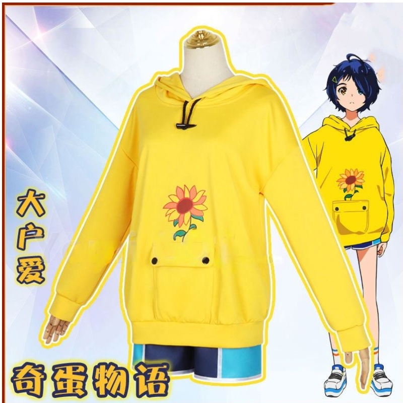 New Anime Wonder Priority Cosplay Ohto Ai Hoodies Girl Sweatshirt Sport Pullover Complover Come Cos Wig Halloween
