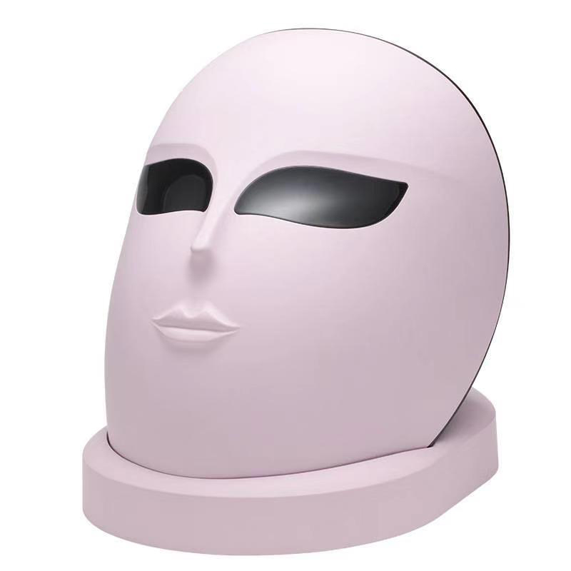 LED FACE MOUSK THERAPY 7 COLOR SKIN THEREAPINGERAL TERAPY LED PHOTON MâSK Light Light Care Care Hare Anti Coming Coming Confing Rinkles Tonging Mâsk (for Face&Deck).