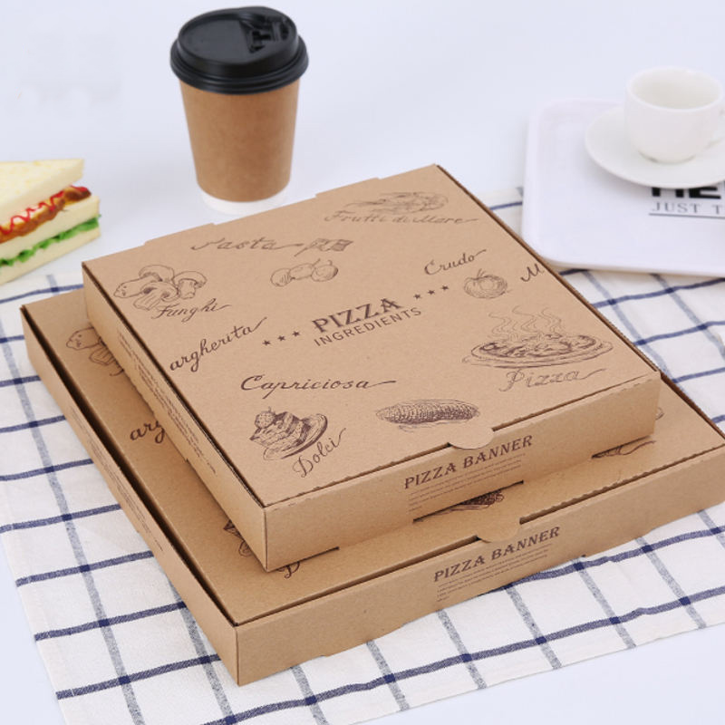 7/9/12 inch China Rectangle Pizza Box ، مربع مخصص قابل للتحلل للبيتزا