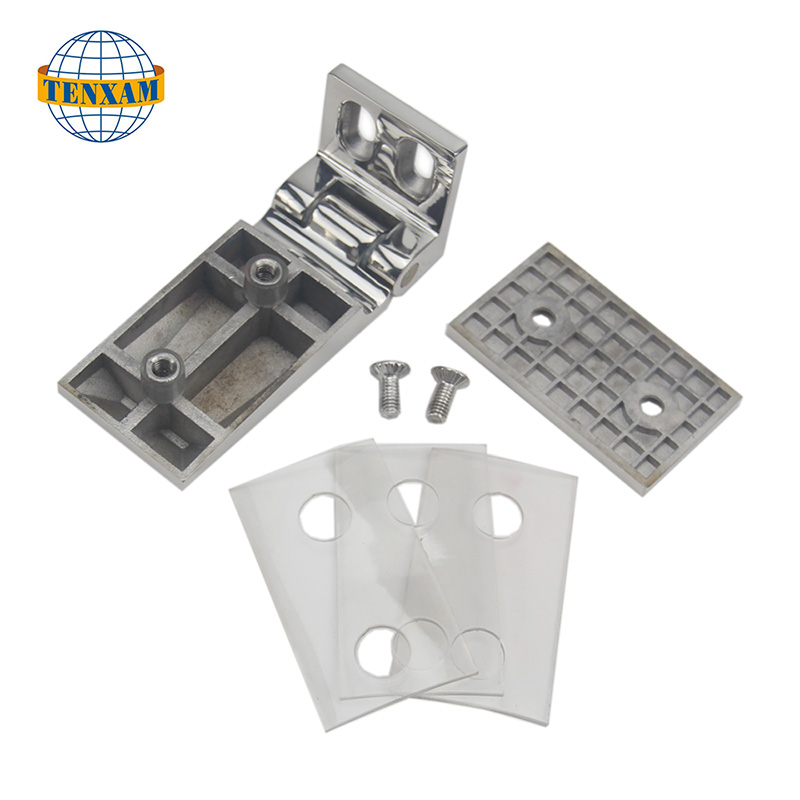 حافة واحدة 90 درجة الزجاج المشبك