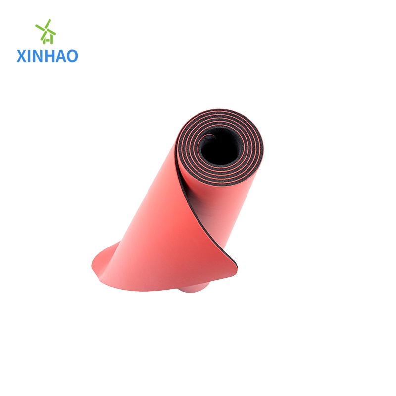 PU Rubber Yoga Mat Wholesale ، دعم الشعار المخصص والنمط ، سمك 4 مم/5mm المطاط الطبيعي حماية البيئة يمكن أن تكون حصيرة اللياقة