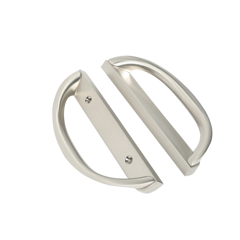 مجموعة مقبض باب الفناء المنزلق ، شكل د ، غير مفتاح (يناسب 3-15/16 \\\