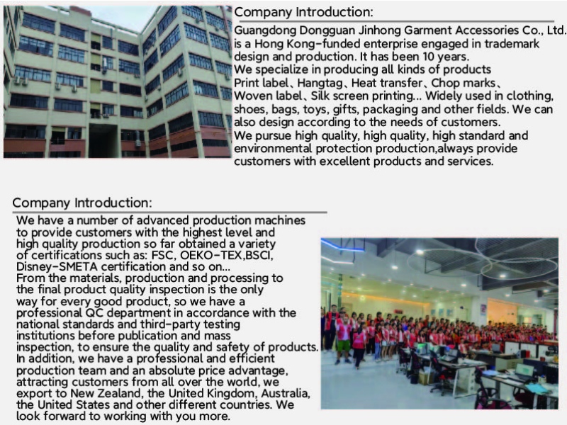 DongGuan Jinhong Garment Accessories Co., LTD