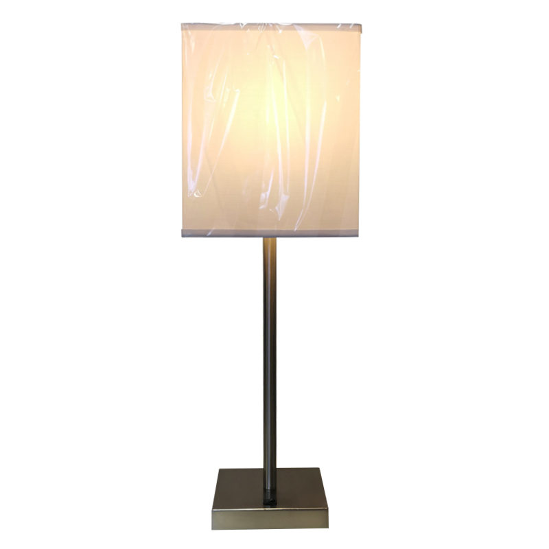 نمط بسيط مصباح نيكل الانتهاء من مطالبة طاولة منضدة مع مفتاح الروك على/off في غرفة الضيوف