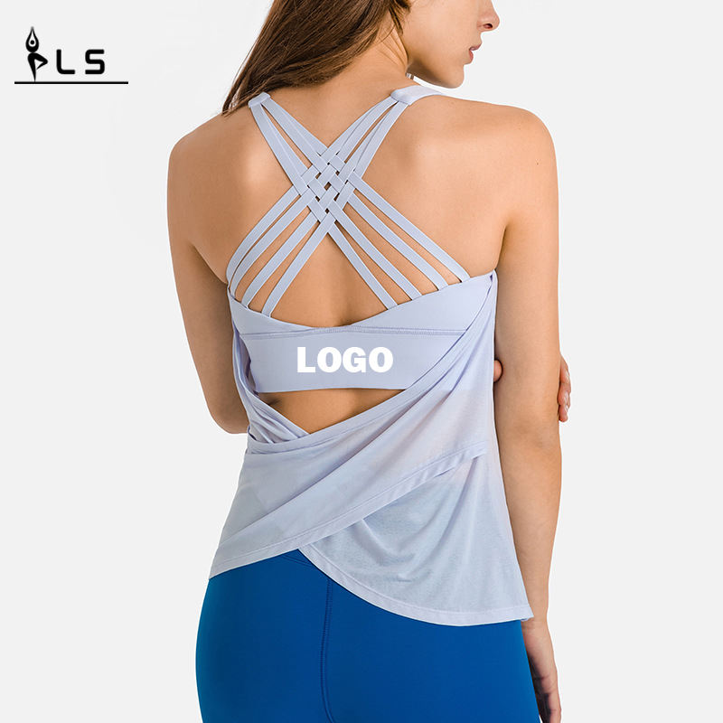 SC10251 مخصص دبابة أعلى Stringer TOPL TOP BOMOBIMBING Spring Fashion Bluse stest Yoga Stest