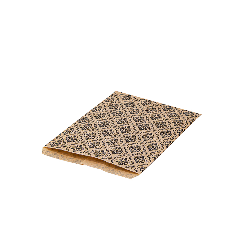 Flexo طباعة Brown Bakery Takeaway Kraft Food Baping Paper Bags with Window