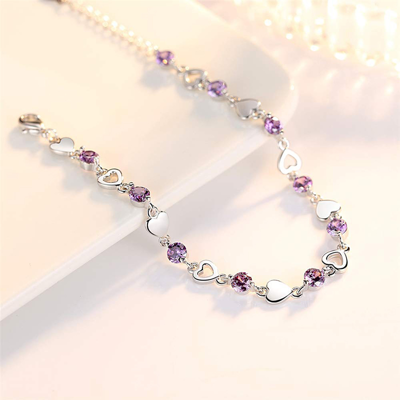 Hongde الحب القلب سحر سلسلة سوار الإسورة Bracelace