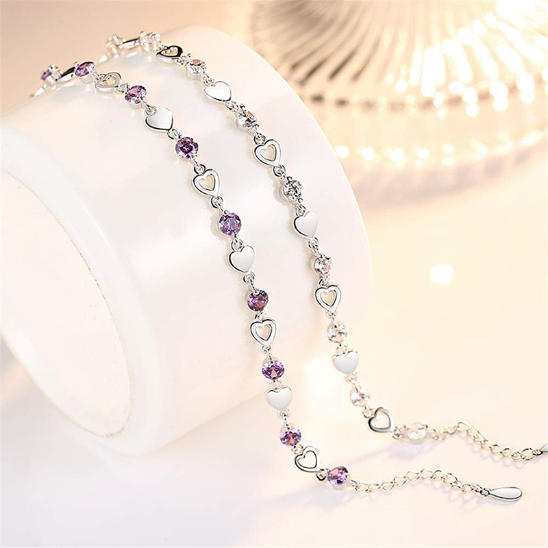 Hongde الحب القلب سحر سلسلة سوار الإسورة Bracelace