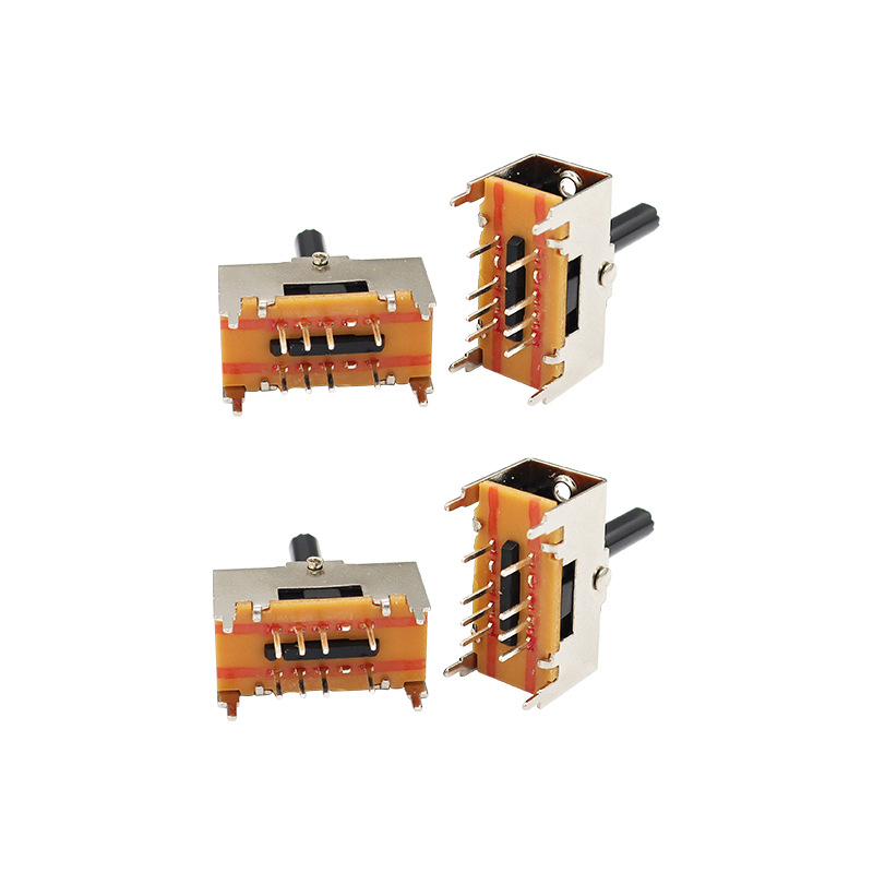 Slide Switch TS23E02 ، مزدوج-الصف 8-مفتاح أرجوحة دبوس ، ضوضاء-إلغاء سماعات الرأس والمتحدثين