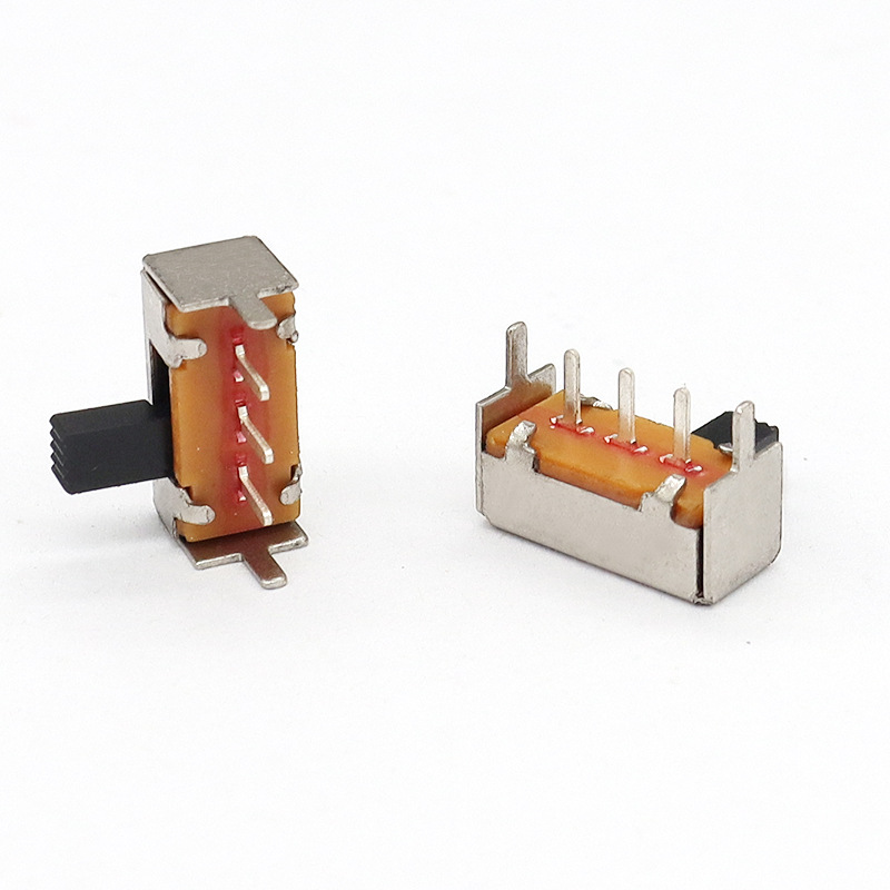 Slide Switch SK12F14-اسحب المفتاح الأفقي ، جانب مصباح السقف-سحب مفتاح الشريحة ، واحد-الصف 3-دبوس مفتاح الشريحة العمودية